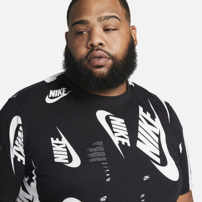 Nike Sportswear Men's Allover Print T-Shirt Black