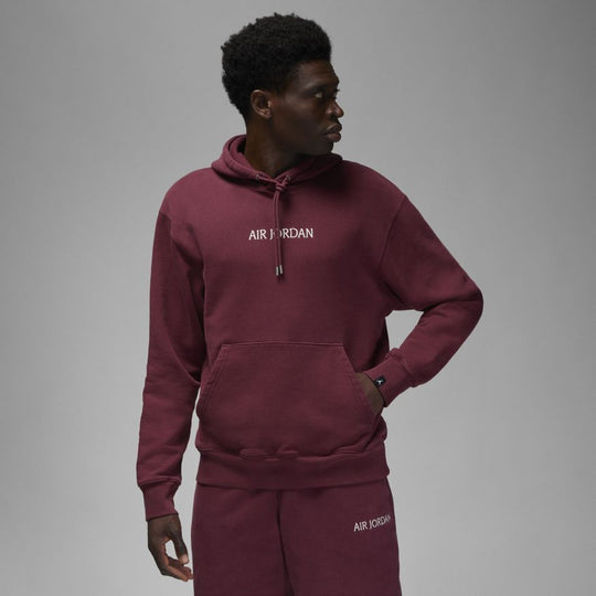 air jordan maroon hoodie
