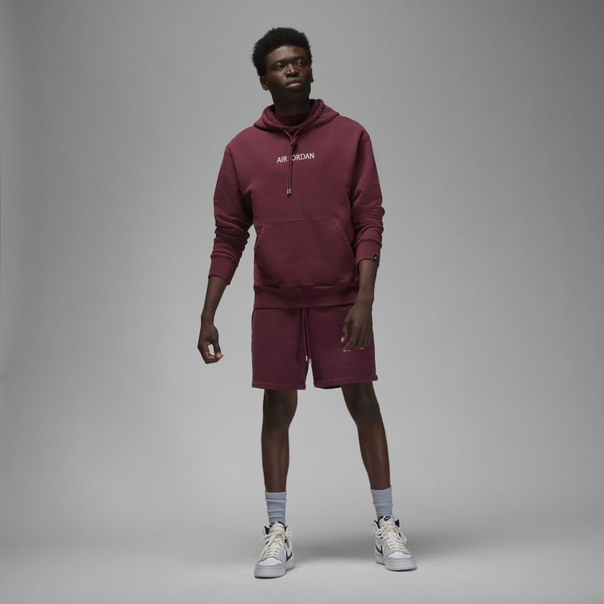 air jordan maroon hoodie