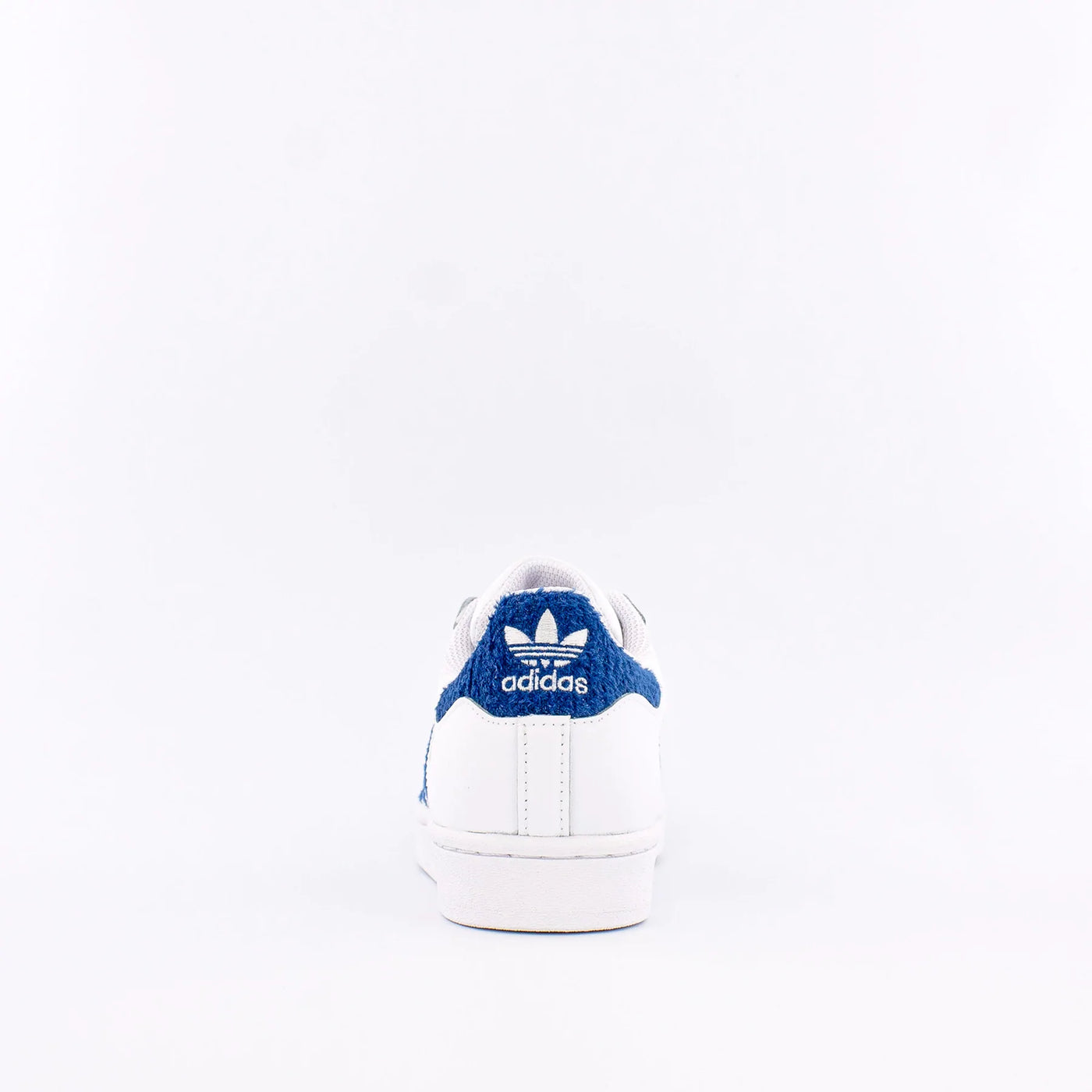 Adidas Superstar GS White Blue Fur