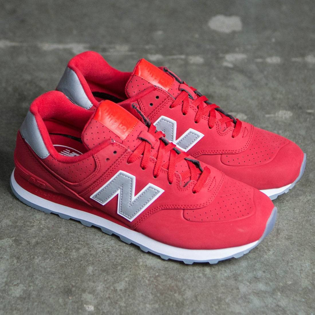 New Balance Numeric 574 Synthetic Red