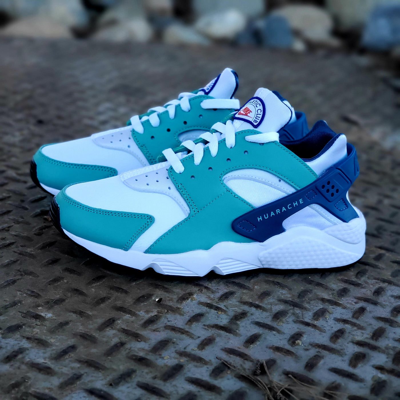 Nike Air Huarache Athletic Club Washed Teal Left