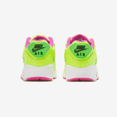 Nike Air Max 90 Leather GS Volt Fire Pink Back