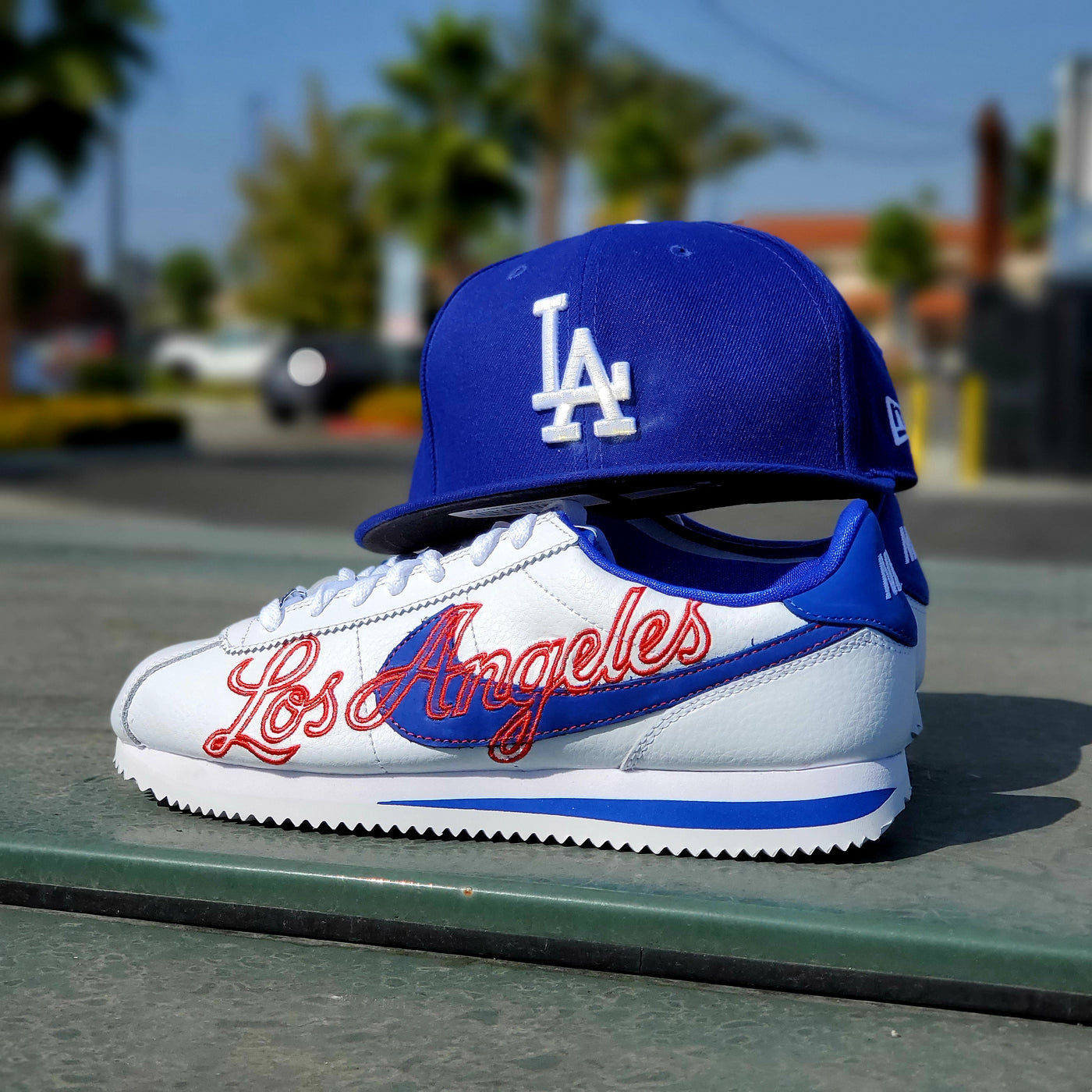 Nike Cortez Los Angeles Dodgers Left