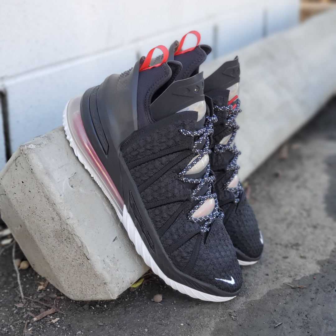 Nike LeBron 18 Black University Red – PRIVATE SNEAKERS