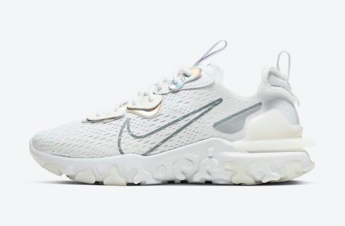 Women Nike React Vision White Iridescent