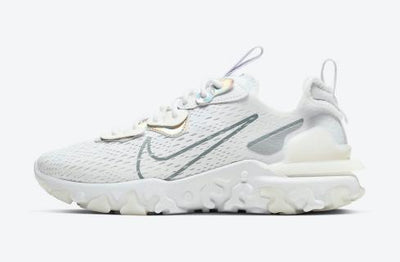 Women Nike React Vision White Iridescent
