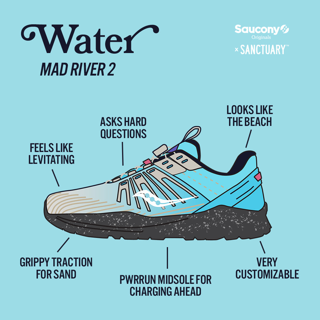 Saucony Mad River 2 TR Astrotrail Pack - Water