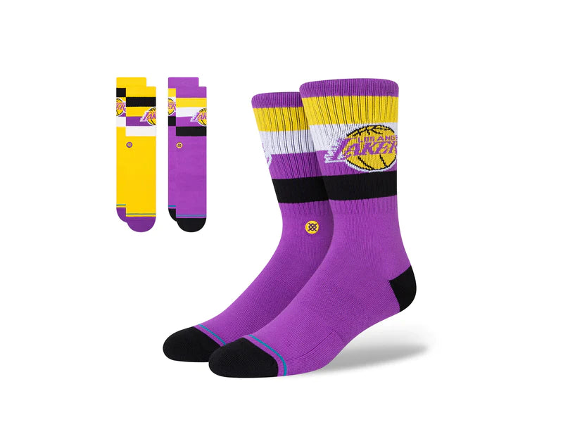 Stance Set of 2 socks Los Angeles Lakers Purple