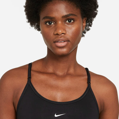 Nike Dri-FIT Indy Women's Light-Support Padded U-Neck Sports Bra Black