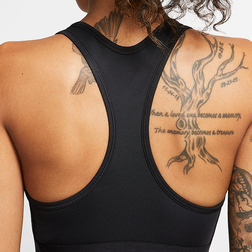 Women's Nike Dri-FIT Swoosh Medium-Support Non-Padded Sports Bra Black