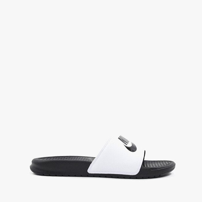 Nike Benassi JDI Slides White/ Black