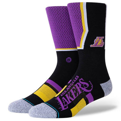 Stance Los Angeles Lakers Crew Socks Purple