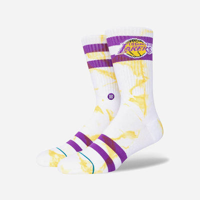 Stance X Los Angeles Lakers Dyed Crew Socks Gold