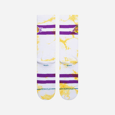 Stance X Los Angeles Lakers Dyed Crew Socks Gold