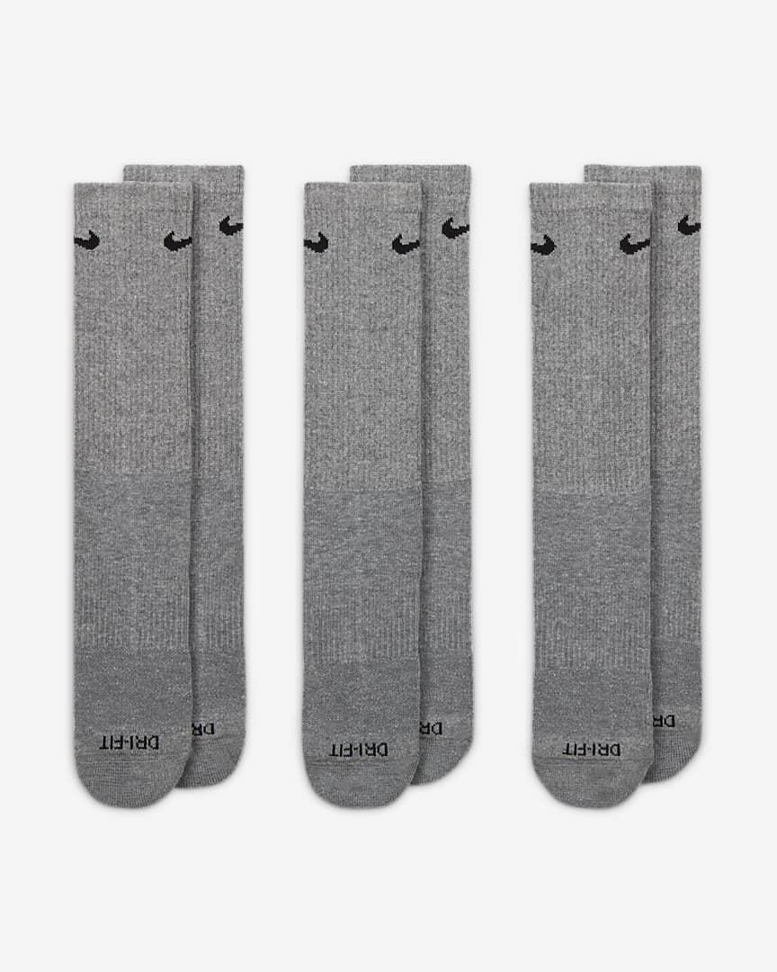 Nike Everyday Plus Lightweight Men's Training Crew Socks (3 Pairs)