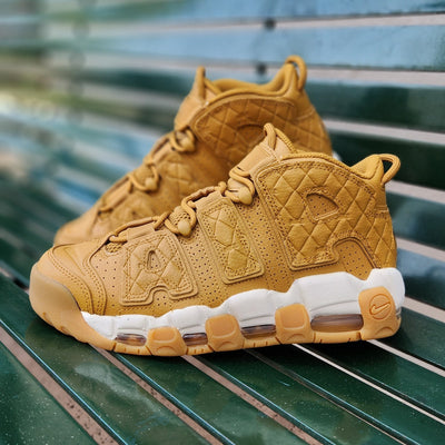 Women Nike Air More Uptempo Quilted Wheat