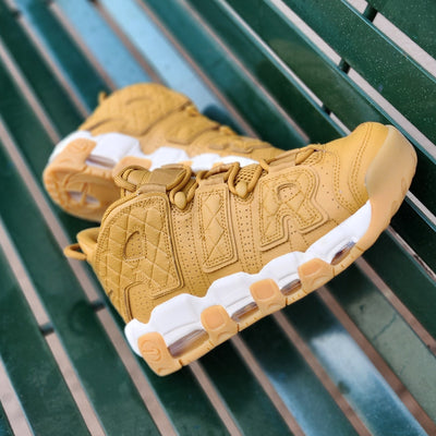 Women Nike Air More Uptempo Quilted Wheat
