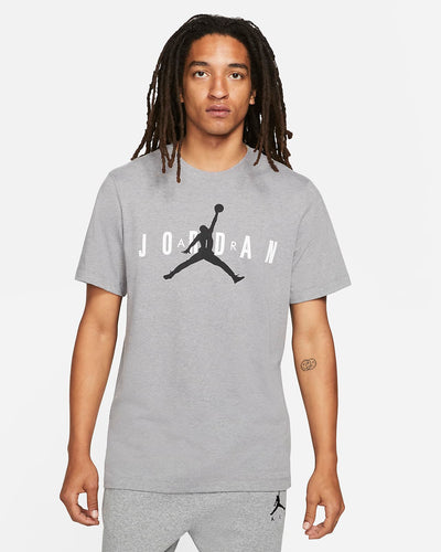 Jordan Air Wordmark Men's T-Shirt Carbon Heather