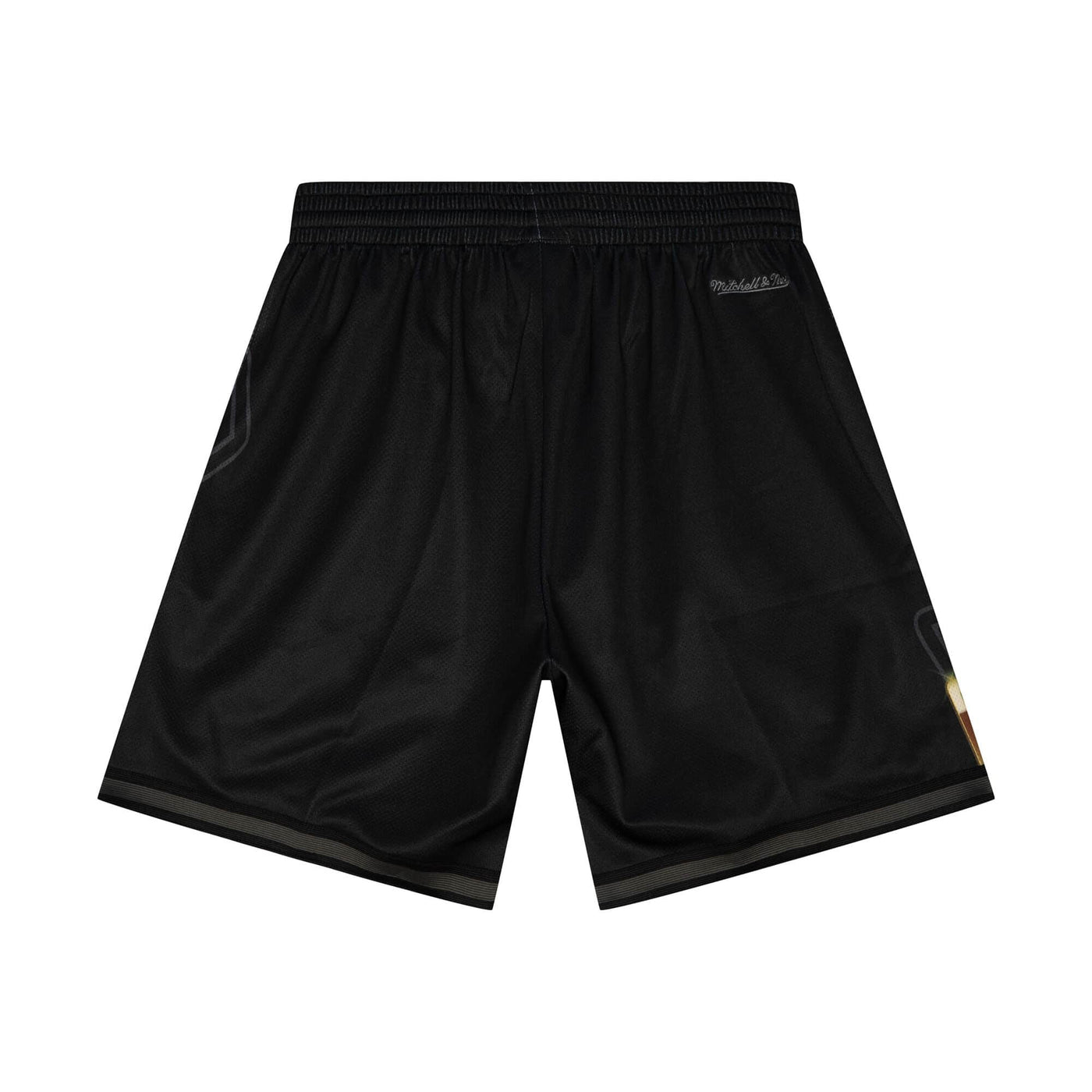 Mitchell & Ness Big Face 4.0 Fashion Shorts Los Angeles Lakers Black Gold Back