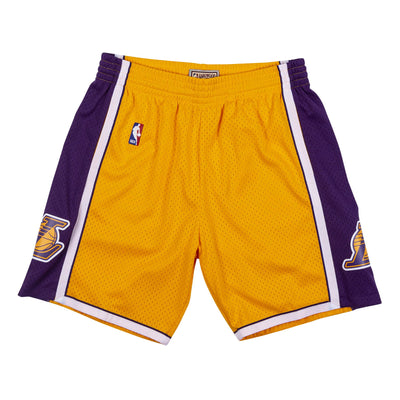 Mitchell & Ness NBA Los Angeles Lakers 2009-10 Swingman Shorts Purple Gold Front