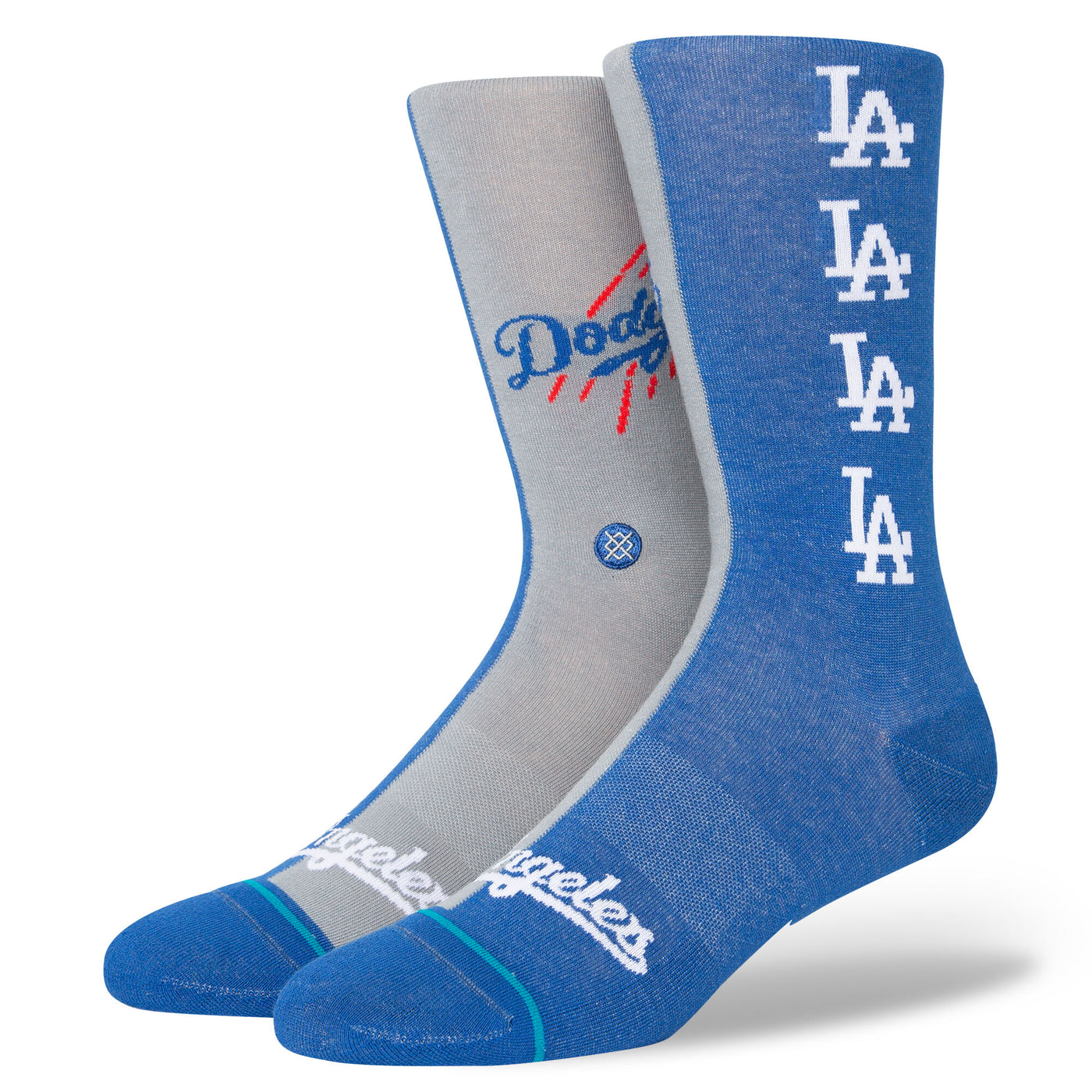 MLB x Stance Los Angeles Dodgers Split Crew Socks