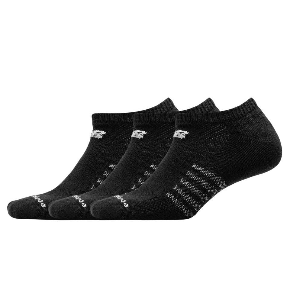 New Balance No Show Pack X3 Socks Black