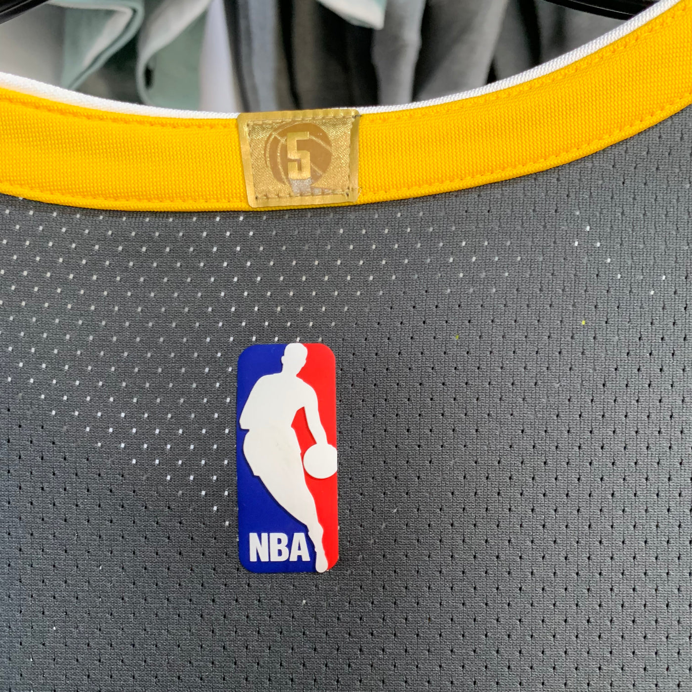 Nike Golden State Warriors Custom Swingman Jersey City Edition Grey Back Logo