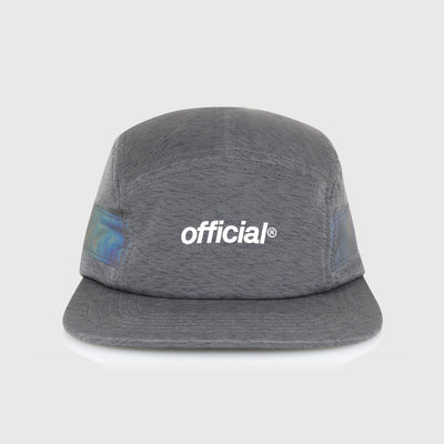 OFFICIAL TECH MISSION 5 PANEL CAMPER HAT GREY