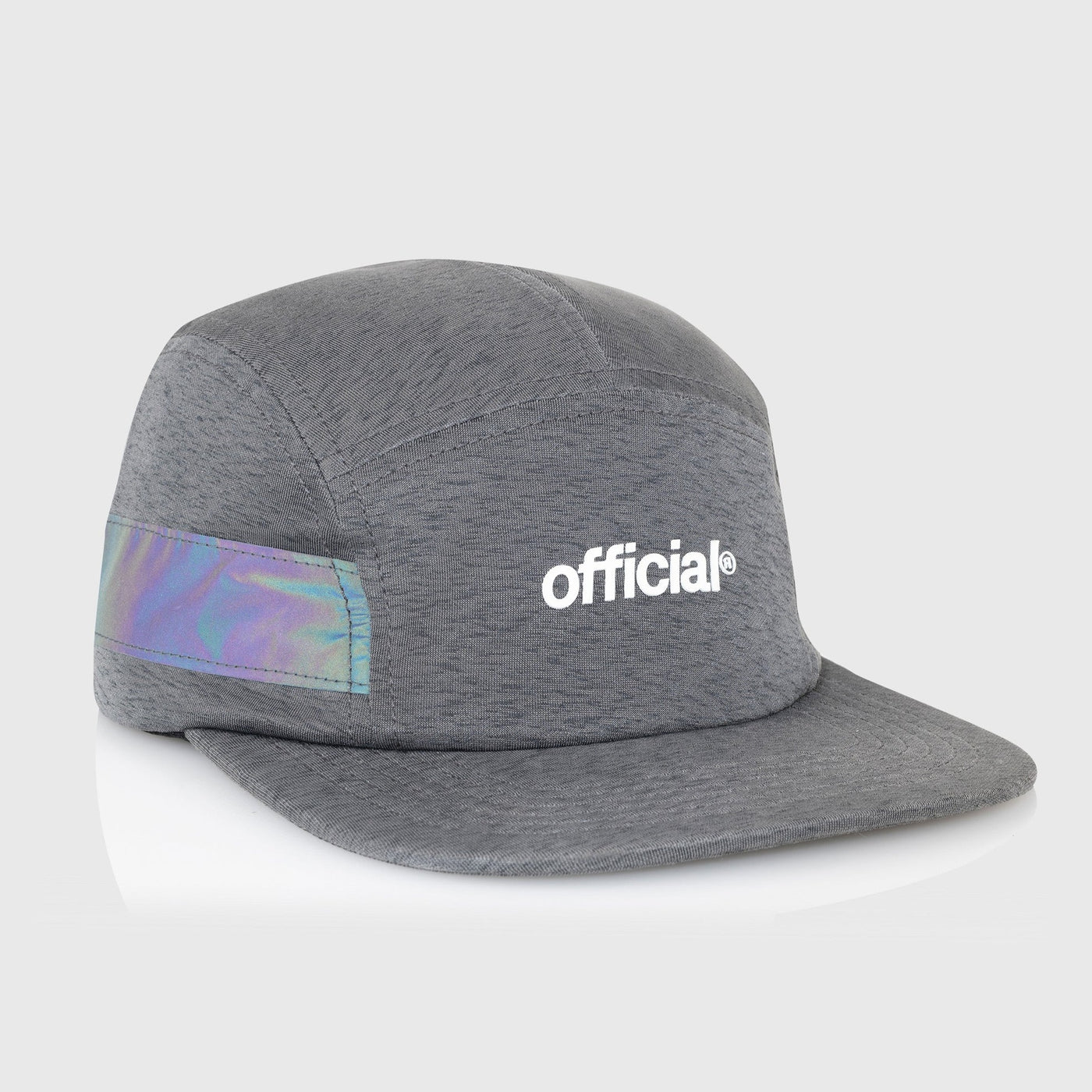 OFFICIAL TECH MISSION 5 PANEL CAMPER HAT GREY