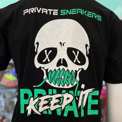 Private Sneakers Keep It Private T-Shirt Black