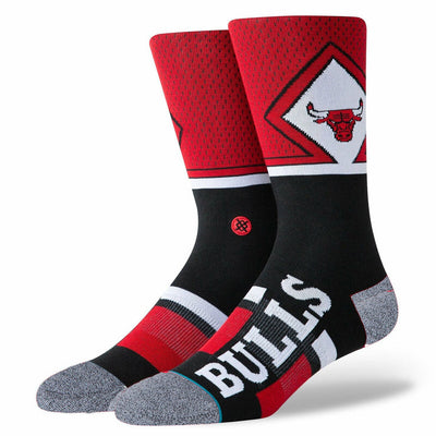 Stance Chicago Bulls Crew Socks Red