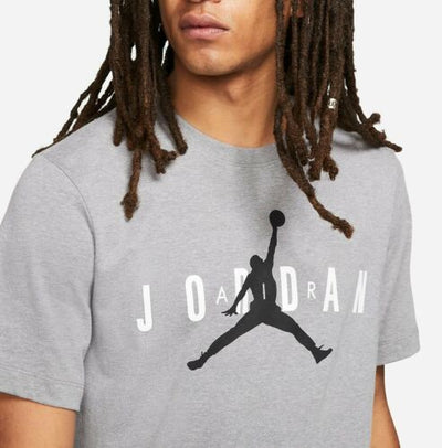 Jordan Air Wordmark Men's T-Shirt Carbon Heather