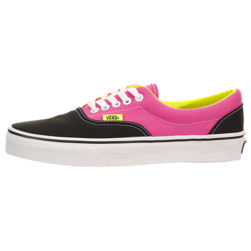 Vans era 2 tone top black red