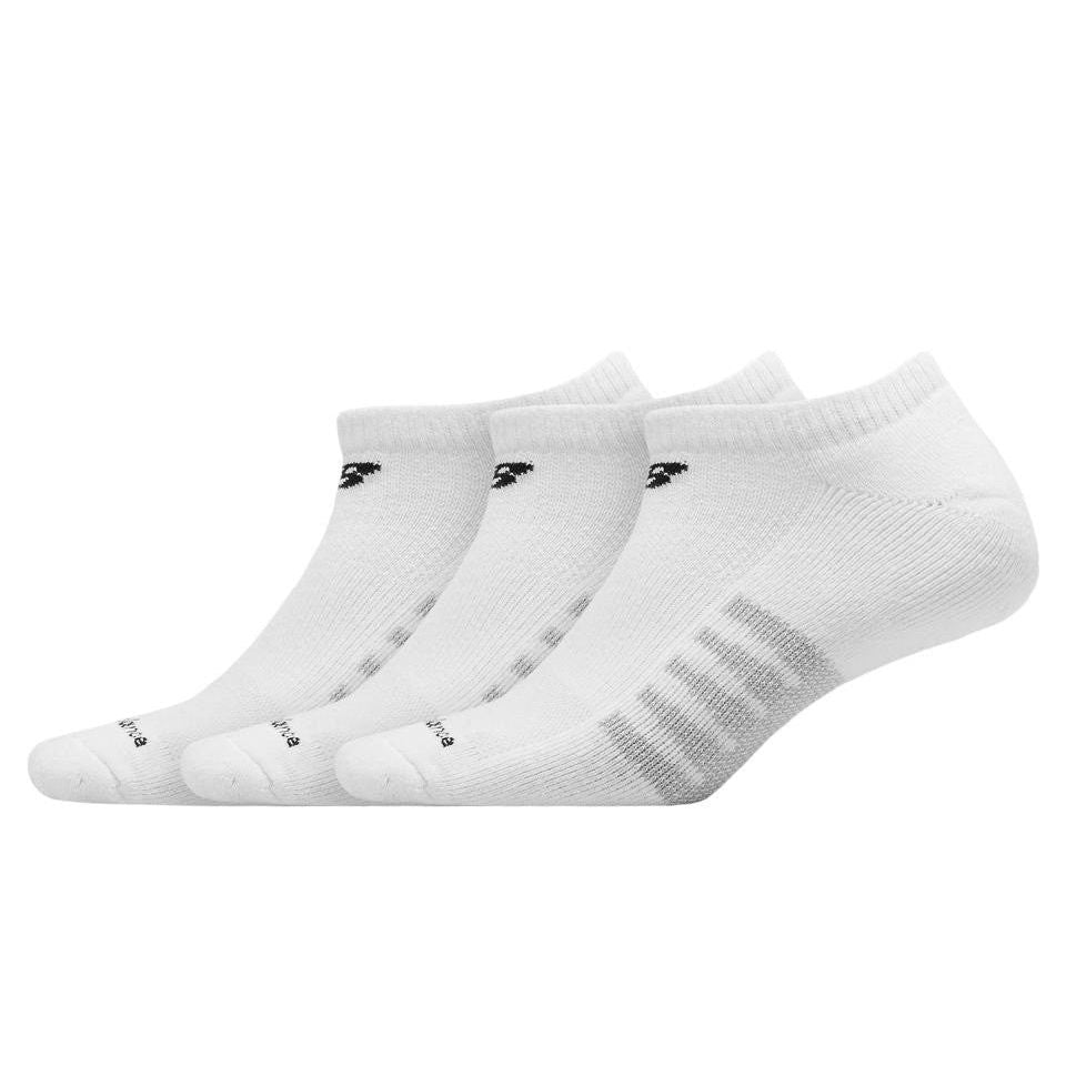 New Balance No Show Pack X3 Socks White